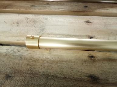 Brass curtain rails with head Item Code pipe 1'' long 1000 mm. 