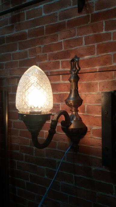 English wall lamp code BWL009K size long 30 cm. wide 9 cm. deep 22 cm.