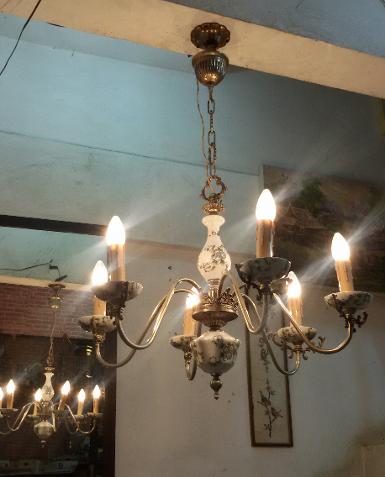 Antique Lamp,Hanging Lamp code HL01ZA size wide 66 cm long include chain 99 cm..